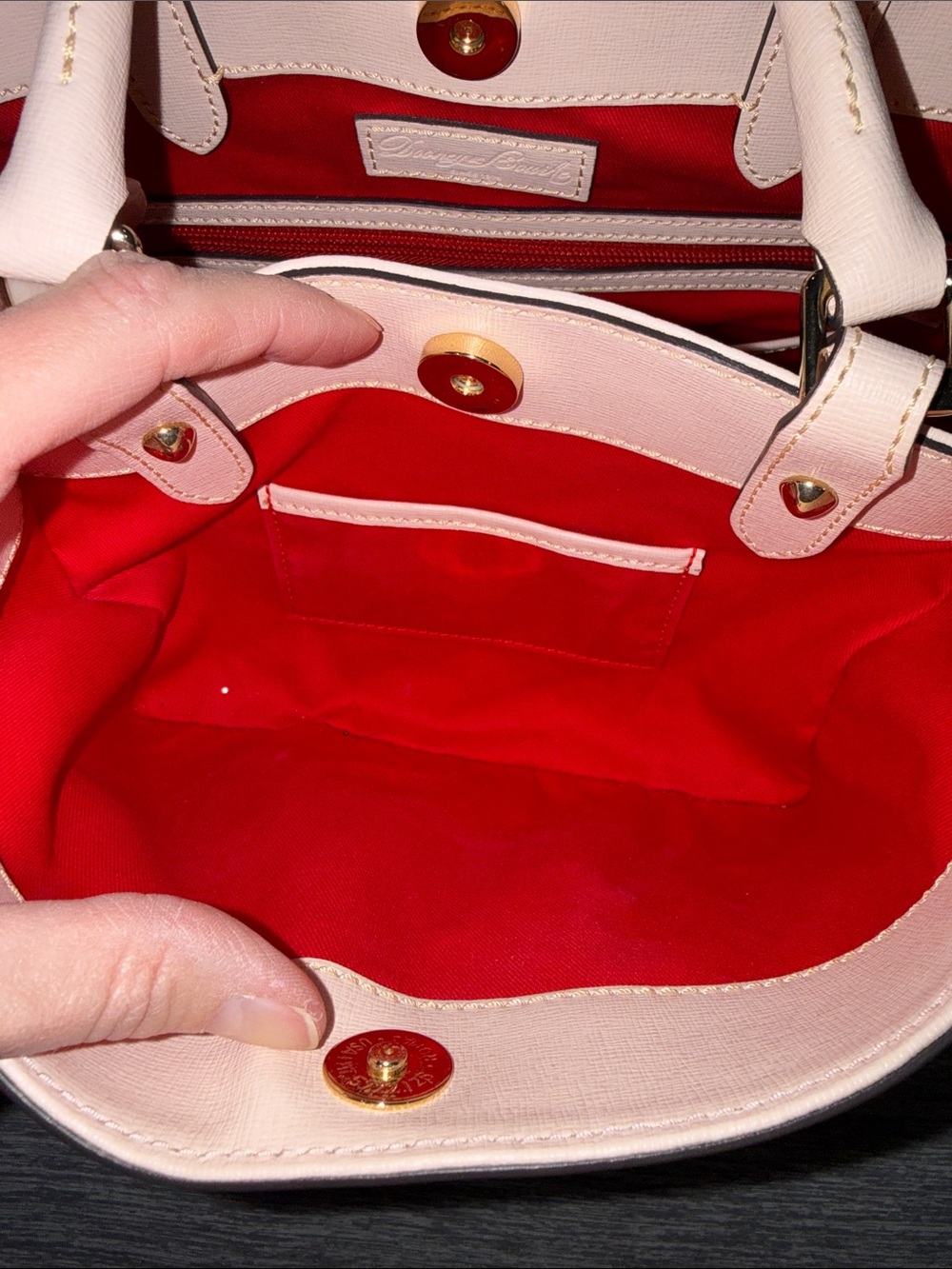 Dooney & Bourke Blush Pink Saffiano Tote - Picture 11 of 13
